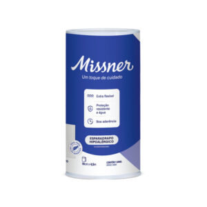 Esparadrapo Impermeável Hipoalérgico Missner 10cm x 4,5 - Sem Látex