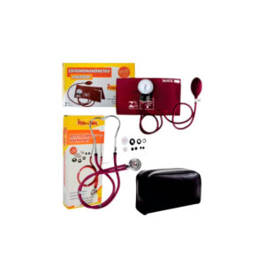Kit Esfigmomanômetro com Estetoscópio
